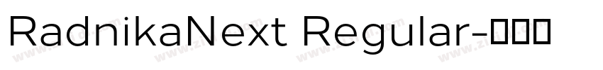 RadnikaNext Regular字体转换